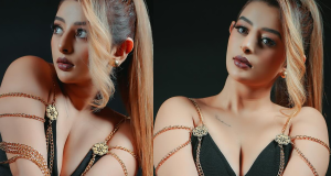 Ankita Dave in Black Attire Million Dollar Look