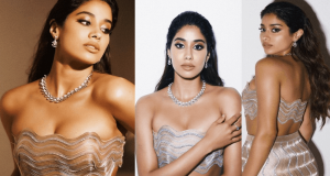 Janhvi Kapoor flaunts her curvy figure in body-hugging couture gowns